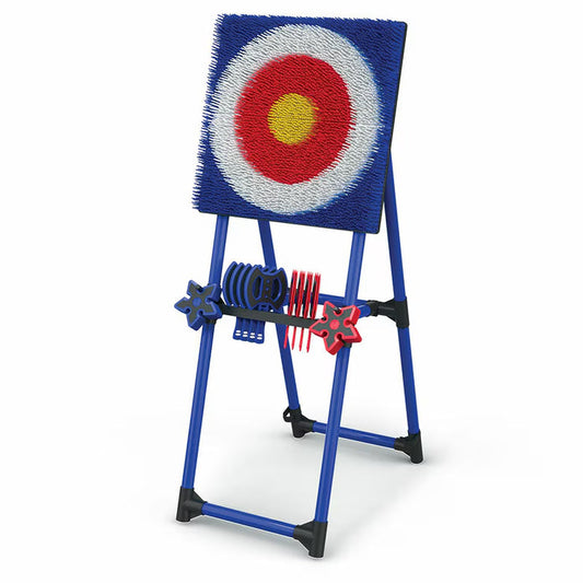 EastPoint Sports Axe Throw Set with Throwing Stars | Bristle Target | 8 Axes & 8 Stars | Indoor & Outdoor