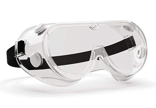 Manissa Sealed Safety Goggles | Anti-Fog | Pack of 10 | CE EN 166 Certified
