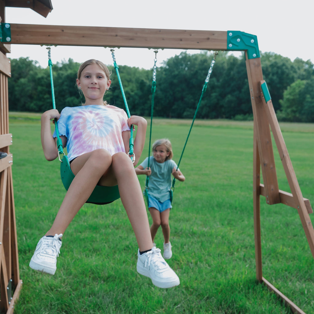 Lightning Ridge Swing Set and Climbing Frame