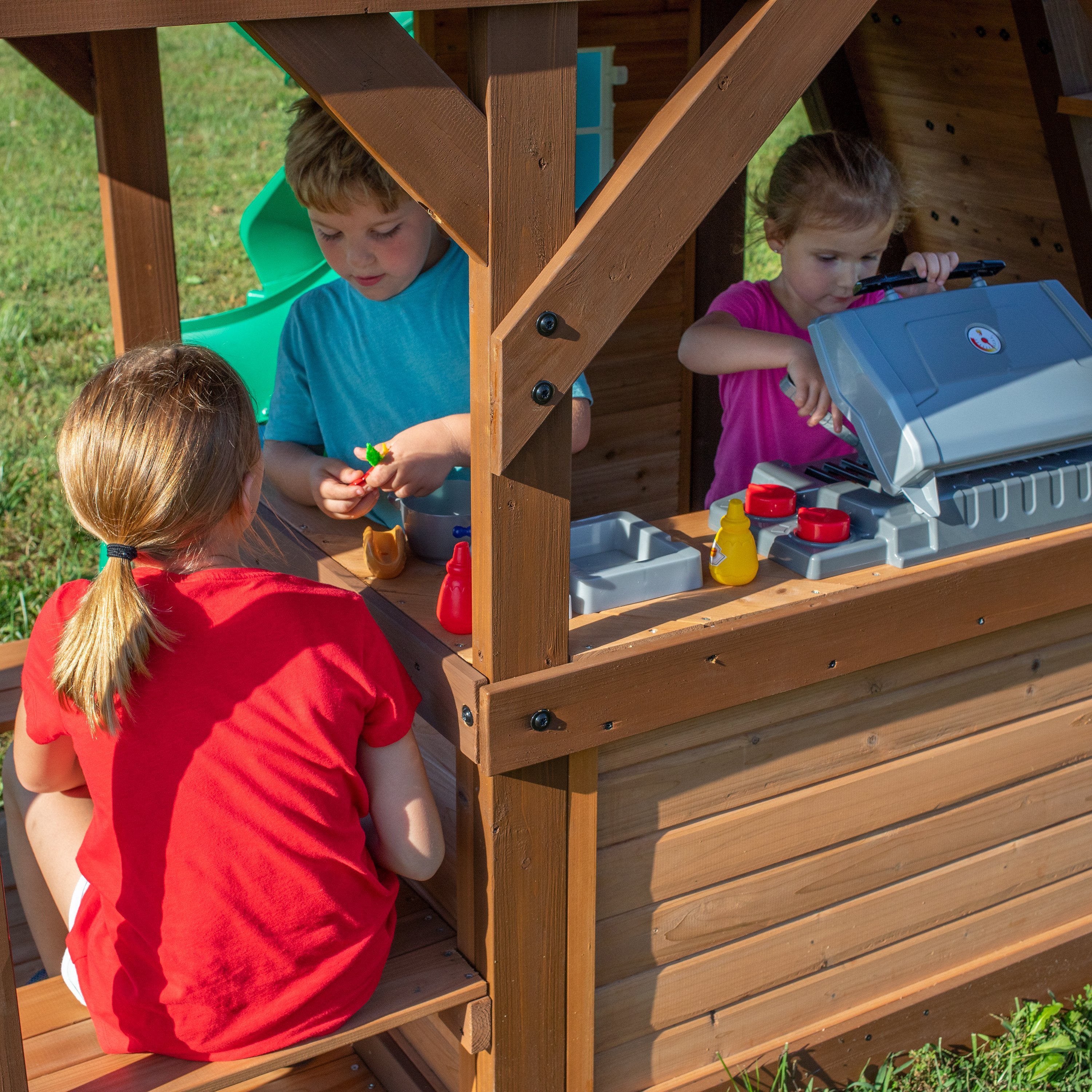 Cedar Cove Swing Set and Climbing Frame