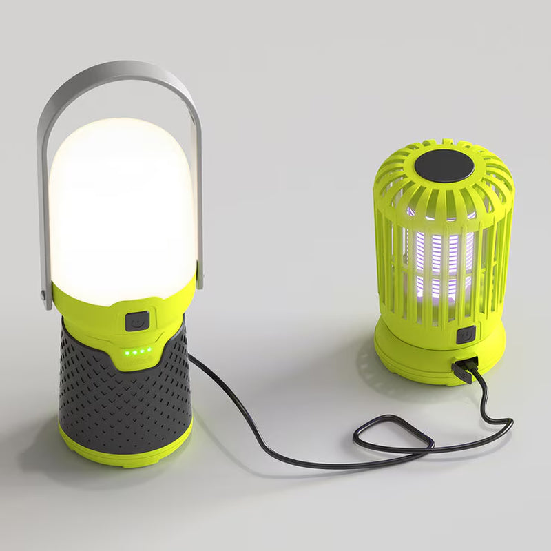 Artika Campa 4-in-1 Portable Outdoor Kit | Fan, Lantern, Torch & Bug Zapper | 10Hr Battery | USB-C