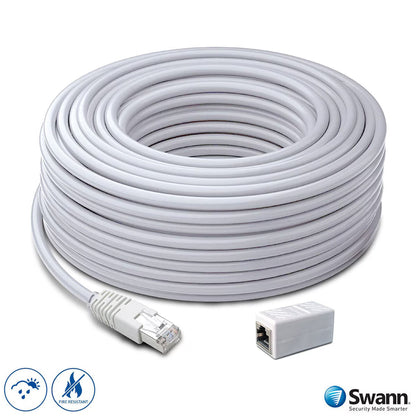 Swann 30M/100Ft Network Extension Cable, SWNHD-30MCAT5E-GL