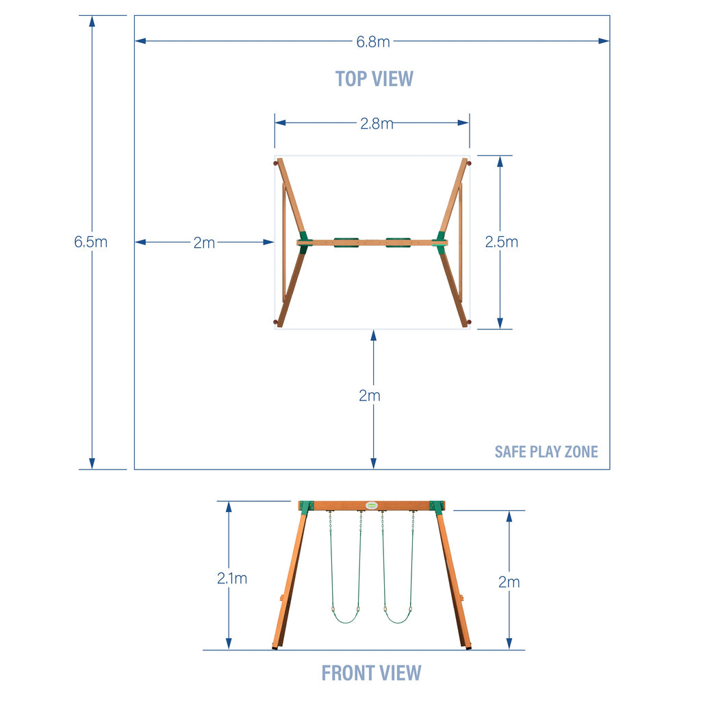 Durango Heavy-Duty Swing Set