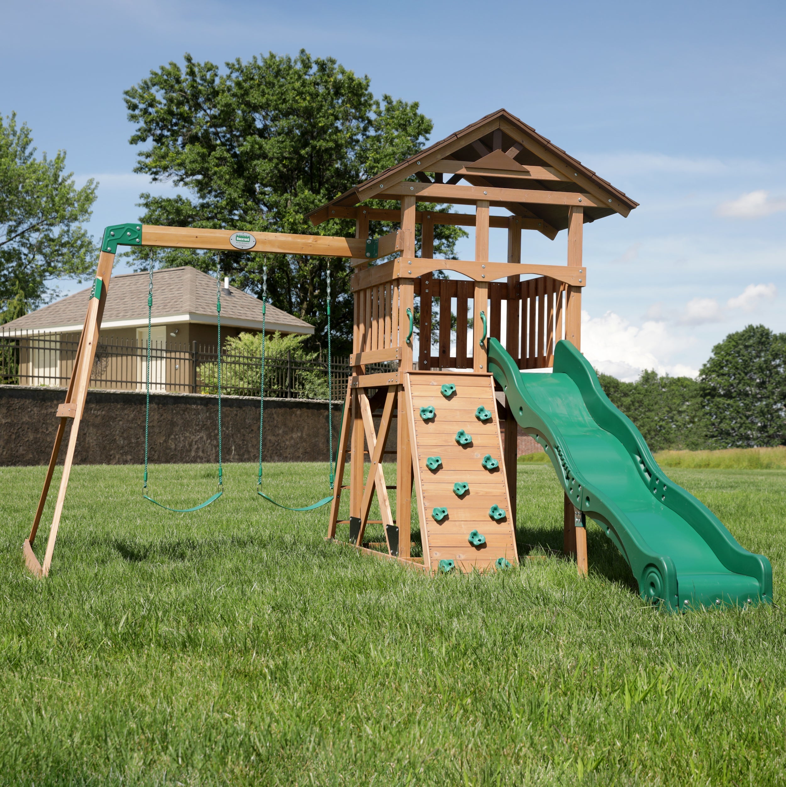 Lightning Ridge Swing Set and Climbing Frame