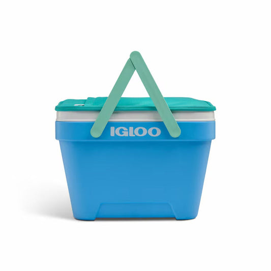 Igloo Picnic Basket Cooler | 23L | THERMECOOL Insulation | Soft Lid Pockets | Swing Handles