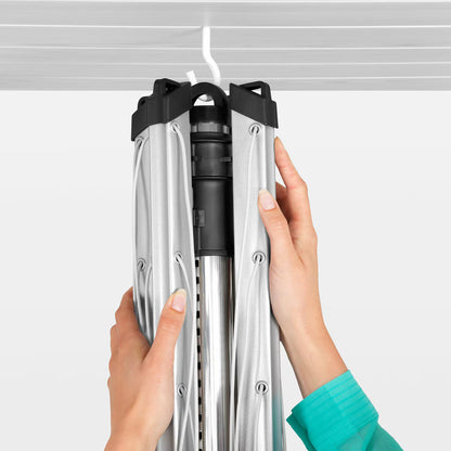 Brabantia Lift-O-Matic Rotary Airer 50m with Ground Spike & Protective Cover