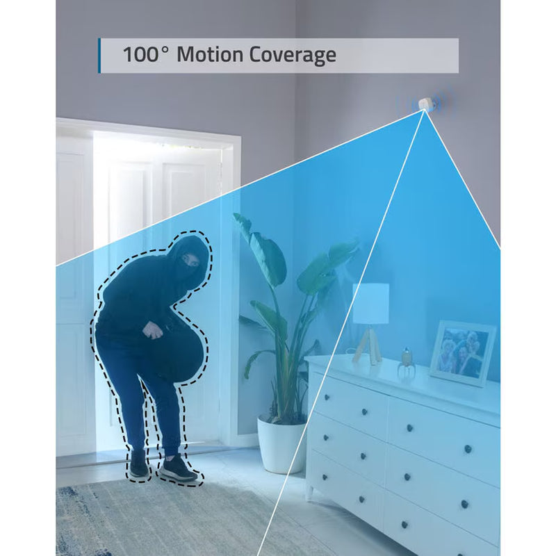 Eufy Motion Sensor | 3-Pack | 2-Year Battery | 100° Detection | 9m Range | No Monthly Fees