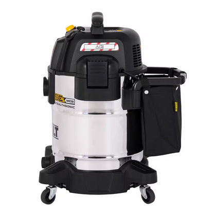DEWALT 45L Quiet Wet & Dry Vacuum | 750W | 65dB | 2.1m Hose | Stainless Steel