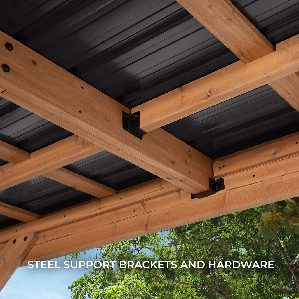 6.2m x 3.7m (20ft x 12ft) Kingsport Carport