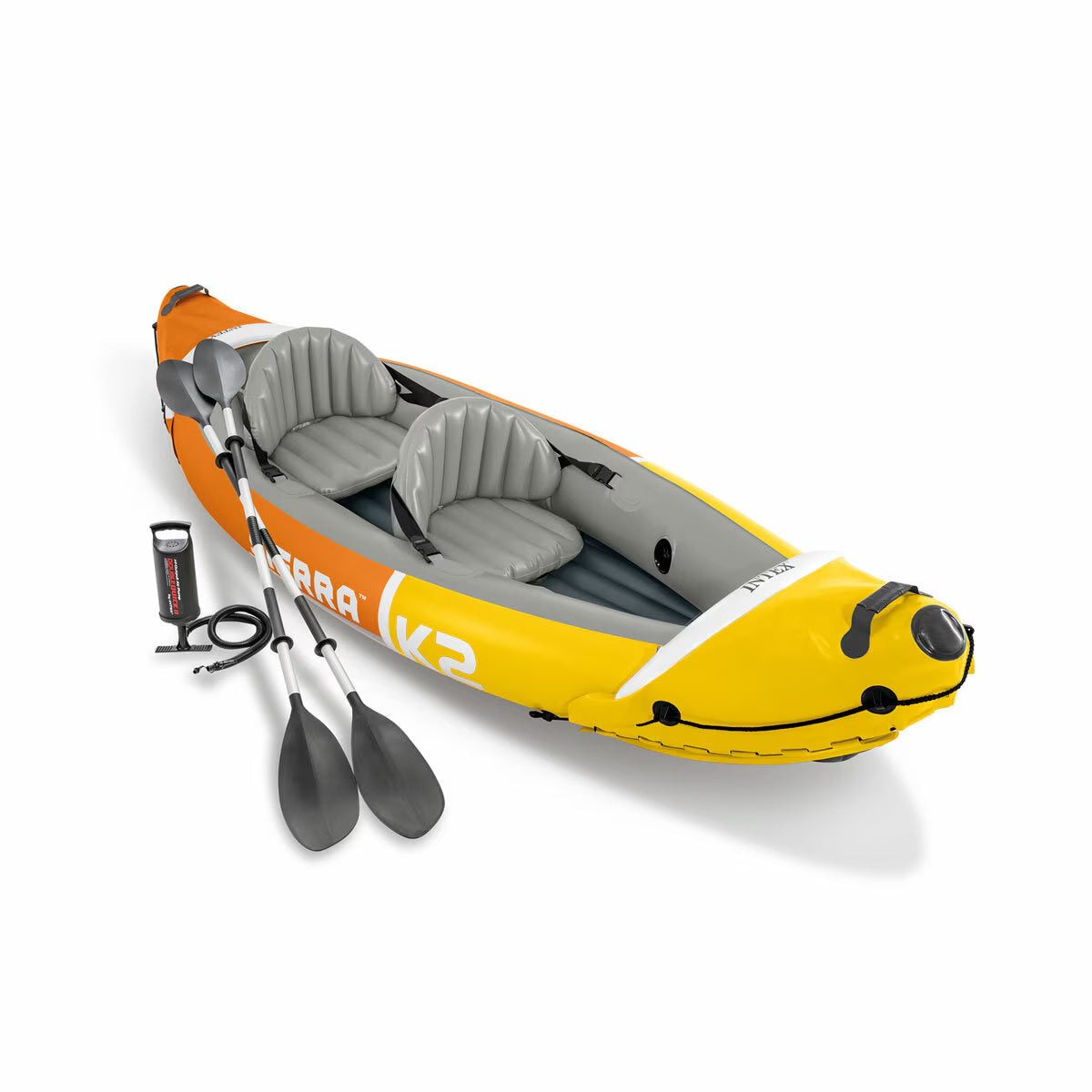 Intex Sierra K2 Inflatable Kayak Set | 2-Person | 312cm | 180kg Capacity | Paddles & Pump Included