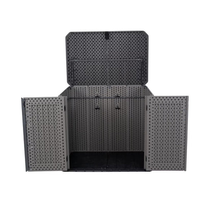 Lifetime 5Ft X 3Ft (1.5 X 0.9M) Horizontal Wood Look 1,300 Litre Storage Shed - Model 60350