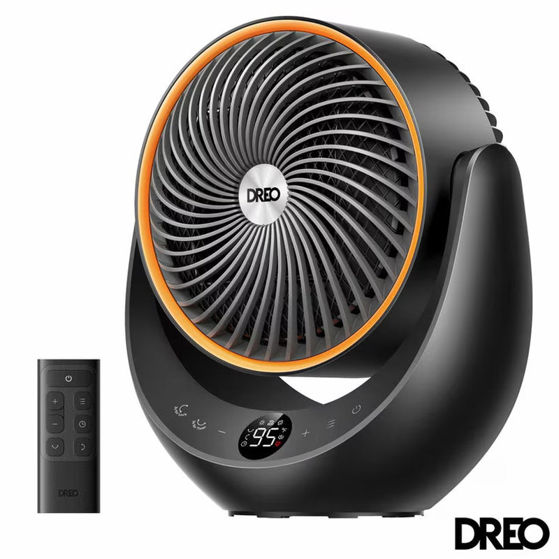 Whole Room Ceramic Heater & Fan | 2000W PTC | 3D Oscillation | 34dB Whisper-Quiet | DR-HSH015