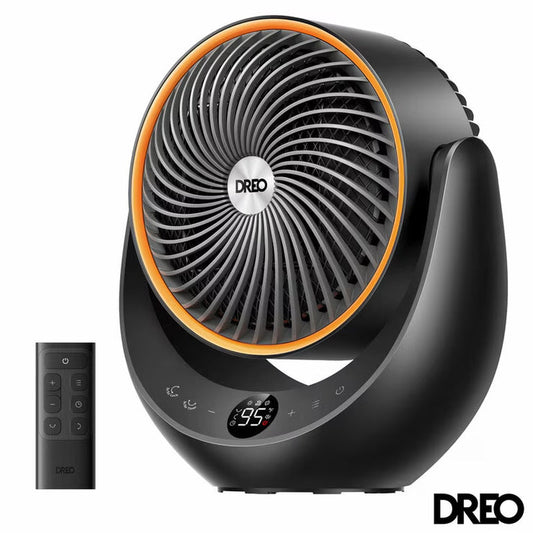 Whole Room Ceramic Heater & Fan | 2000W PTC | 3D Oscillation | 34dB Whisper-Quiet | DR-HSH015