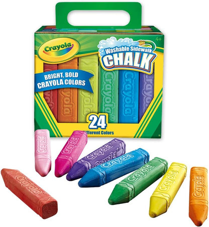 Crayola Chalk Washable Anti-Roll 24-Piece