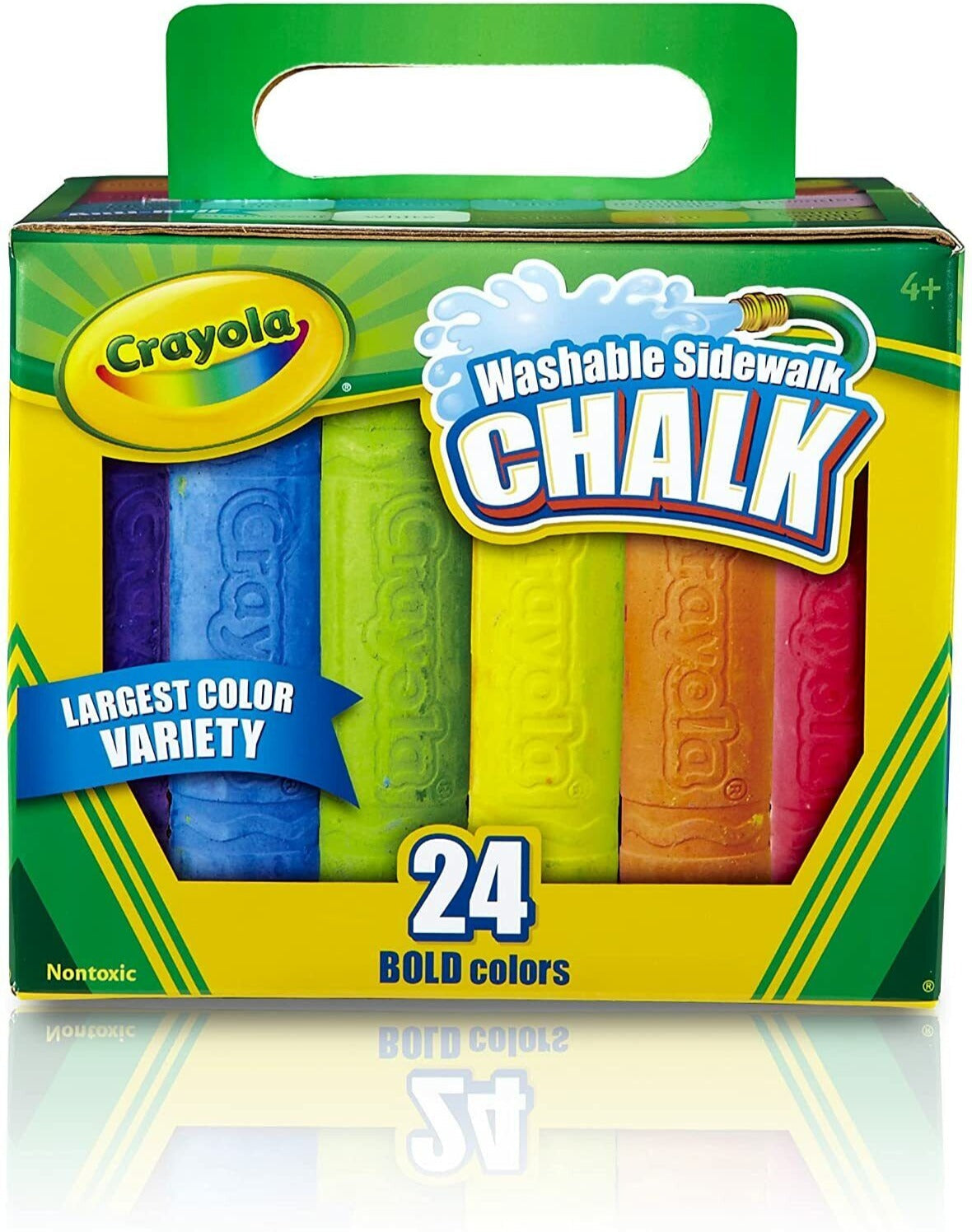 Crayola Chalk Washable Anti-Roll 24-Piece