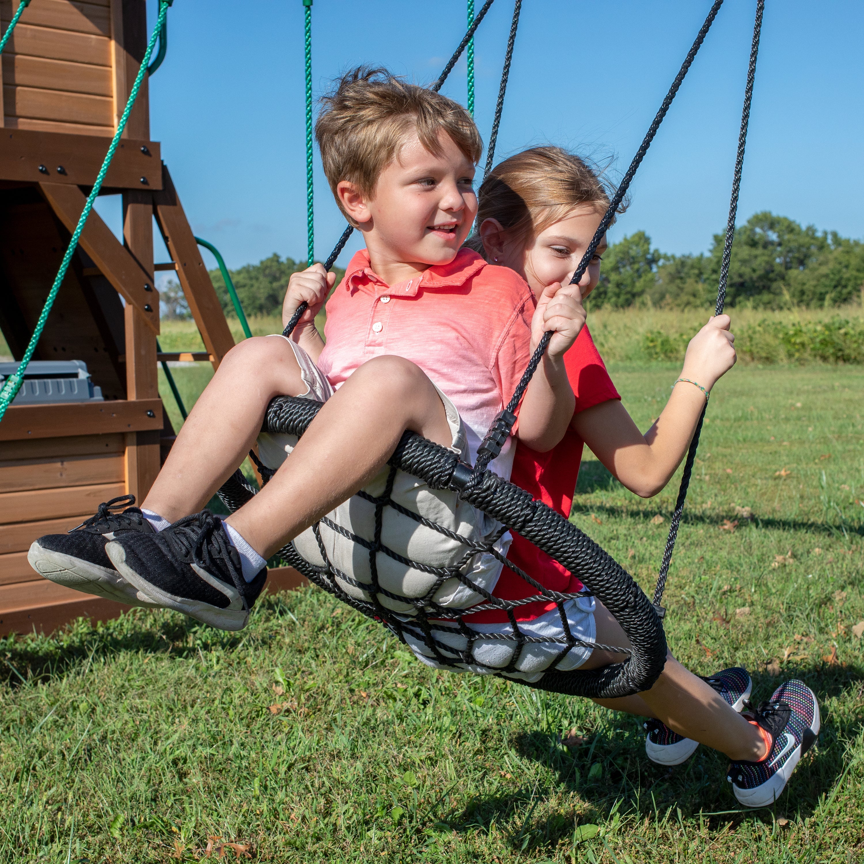 Cedar Cove Swing Set and Climbing Frame
