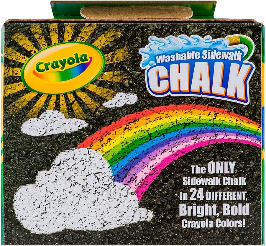 Crayola Chalk Washable Anti-Roll 24-Piece