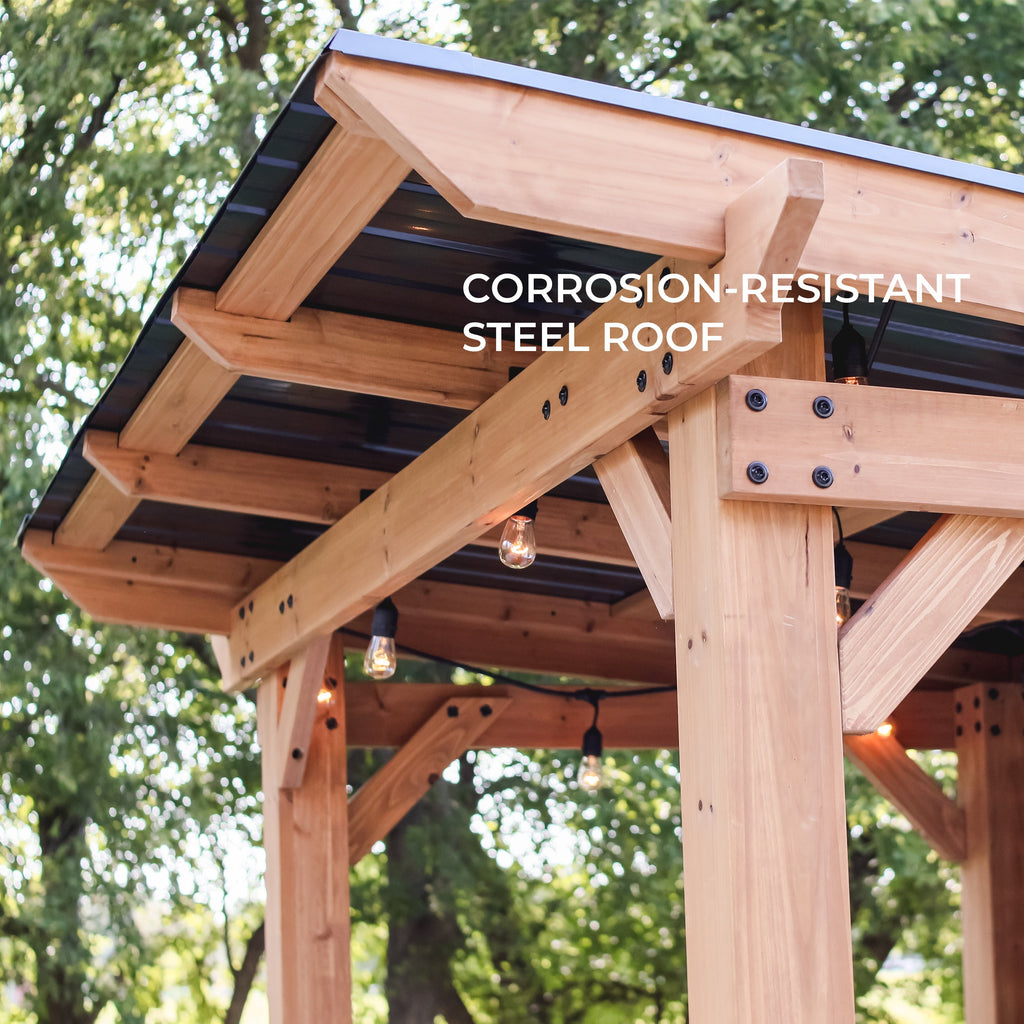 2.6m x 1.9m (8ft x 6ft) Cedar Springs Outdoor Bar