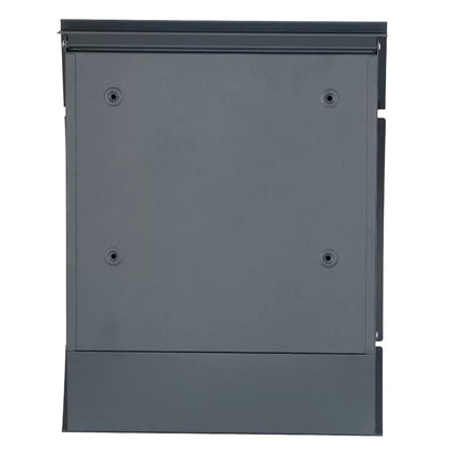 Phoenix Estilo Front Loading Letter Box MB0122KA in Graphite Grey with Key Lock