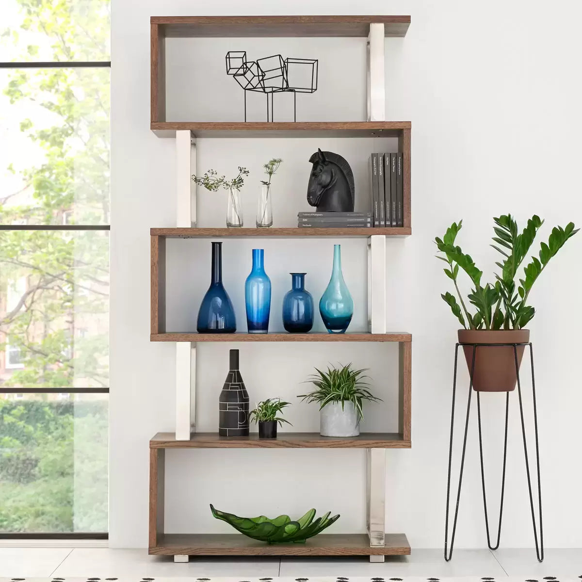 Bentley Tivoli Dark Oak Open Display Bookcase