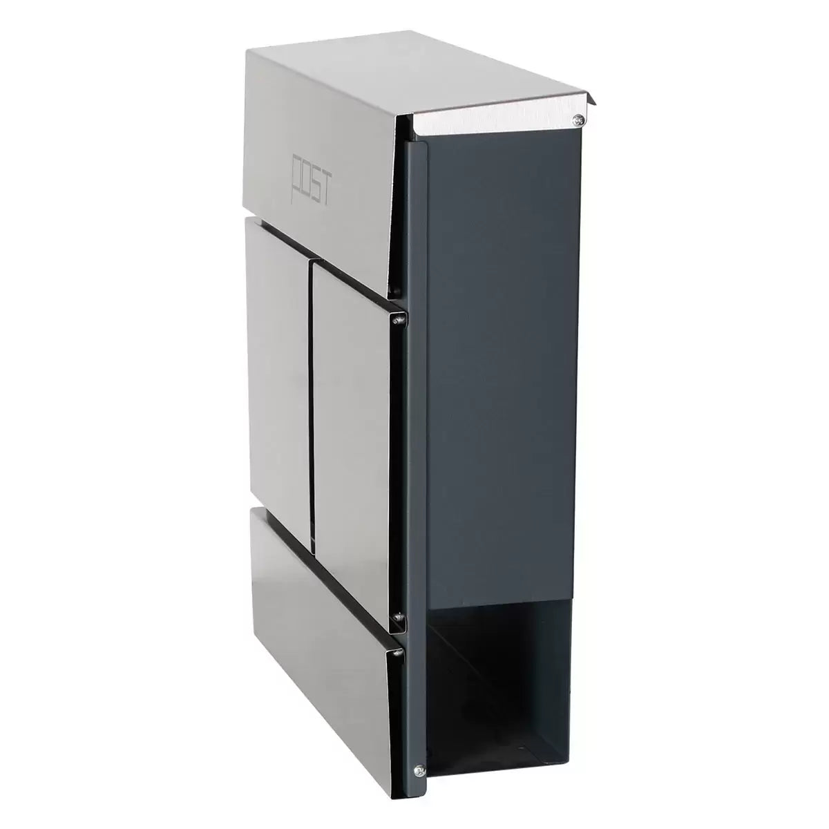 Phoenix Estilo Top Loading Letter Box MB0124KS in Stainless Steel with Key Lock