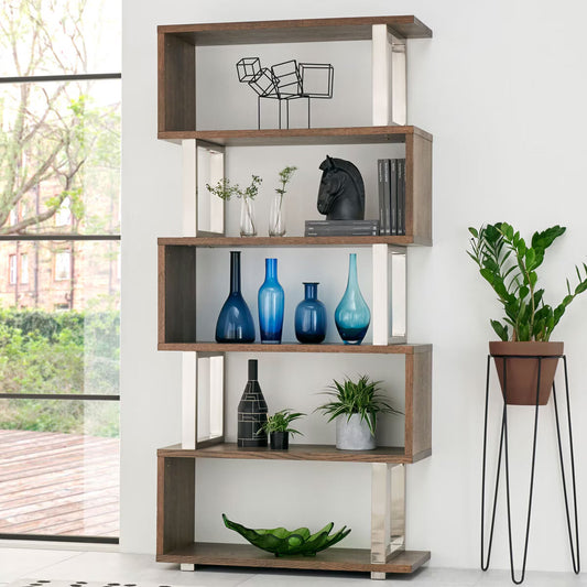 Bentley Tivoli Dark Oak Open Display Bookcase