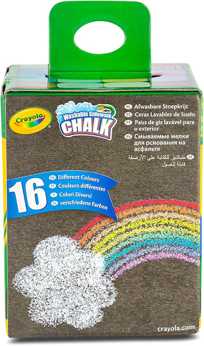 Crayola Chalk Washable Anti-Roll 16-Piece