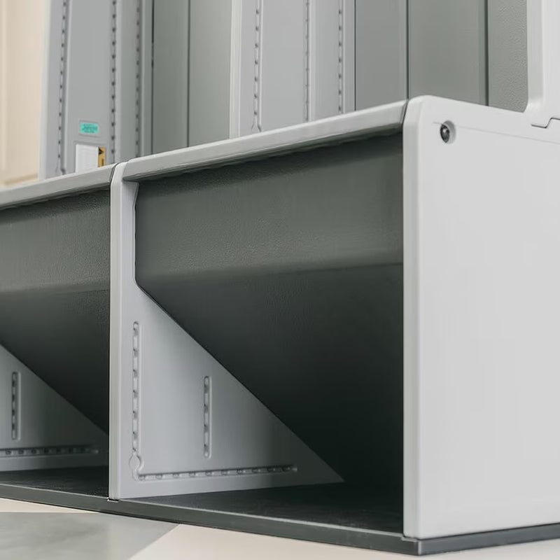 Double Storage Locker | 53.8L Bench Storage | 6 Metal Hooks | UV-Protected | Lifetime