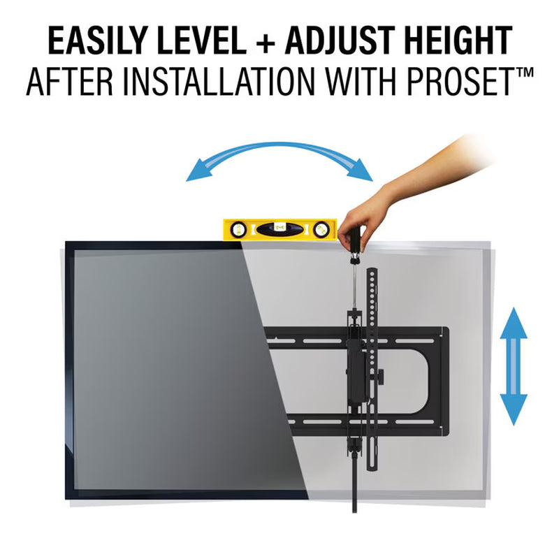 Sanus Preferred SLT4-B2 Advanced Tilt TV Wall Mount | 42–90 Inch | 14.5 cm Extension | VESA 600x400