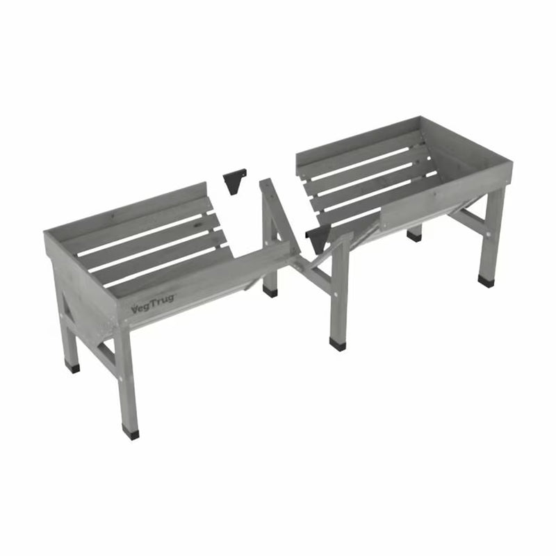 VegTrug Classic Raised Garden Planter | 1.8m | V-Shape Deep Centre | Fabric Liner Included
