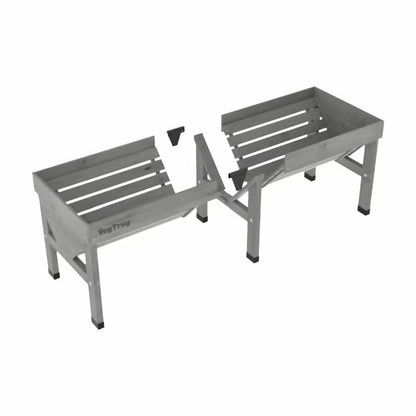 VegTrug Classic Raised Garden Planter | 1.8m | V-Shape Deep Centre | Fabric Liner Included