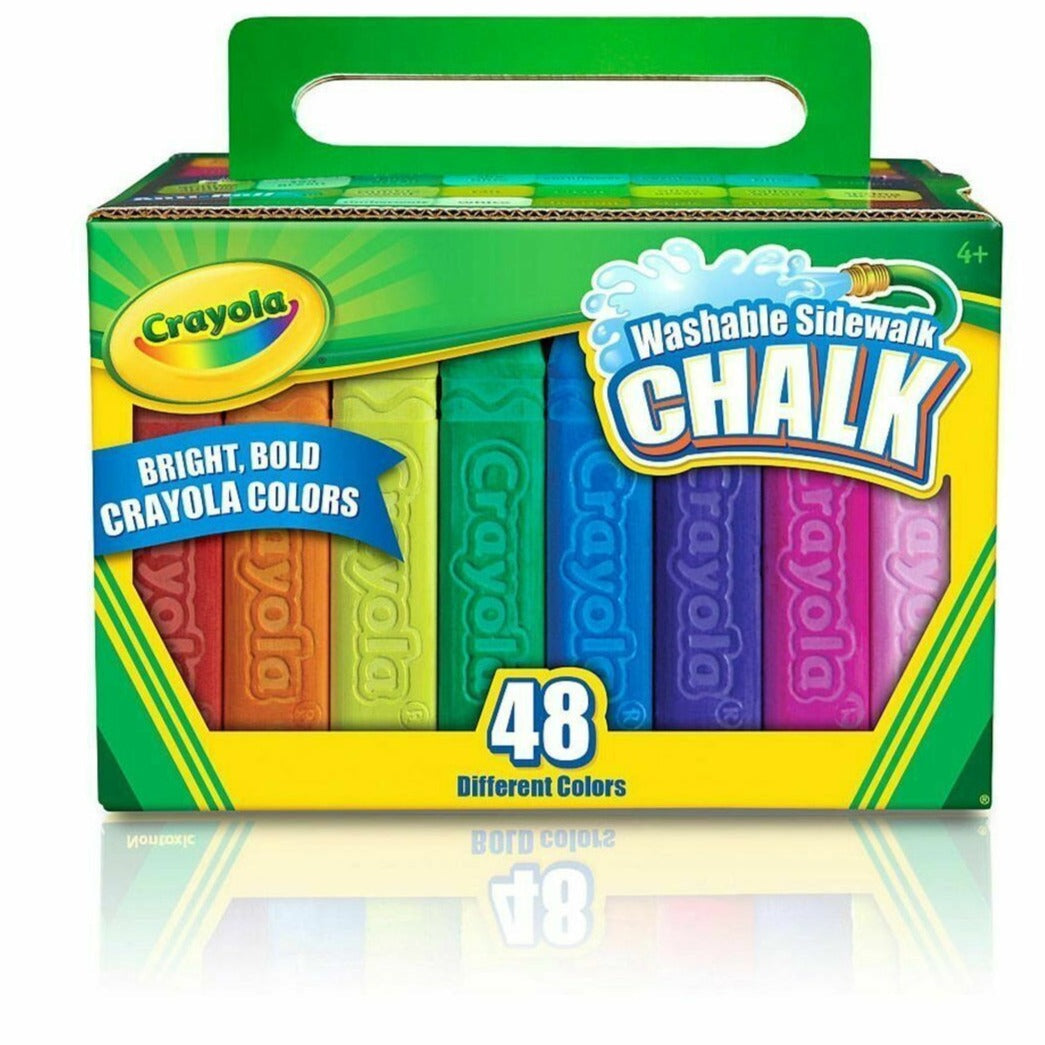 Crayola Chalk Washable Anti-Roll 48-Piece