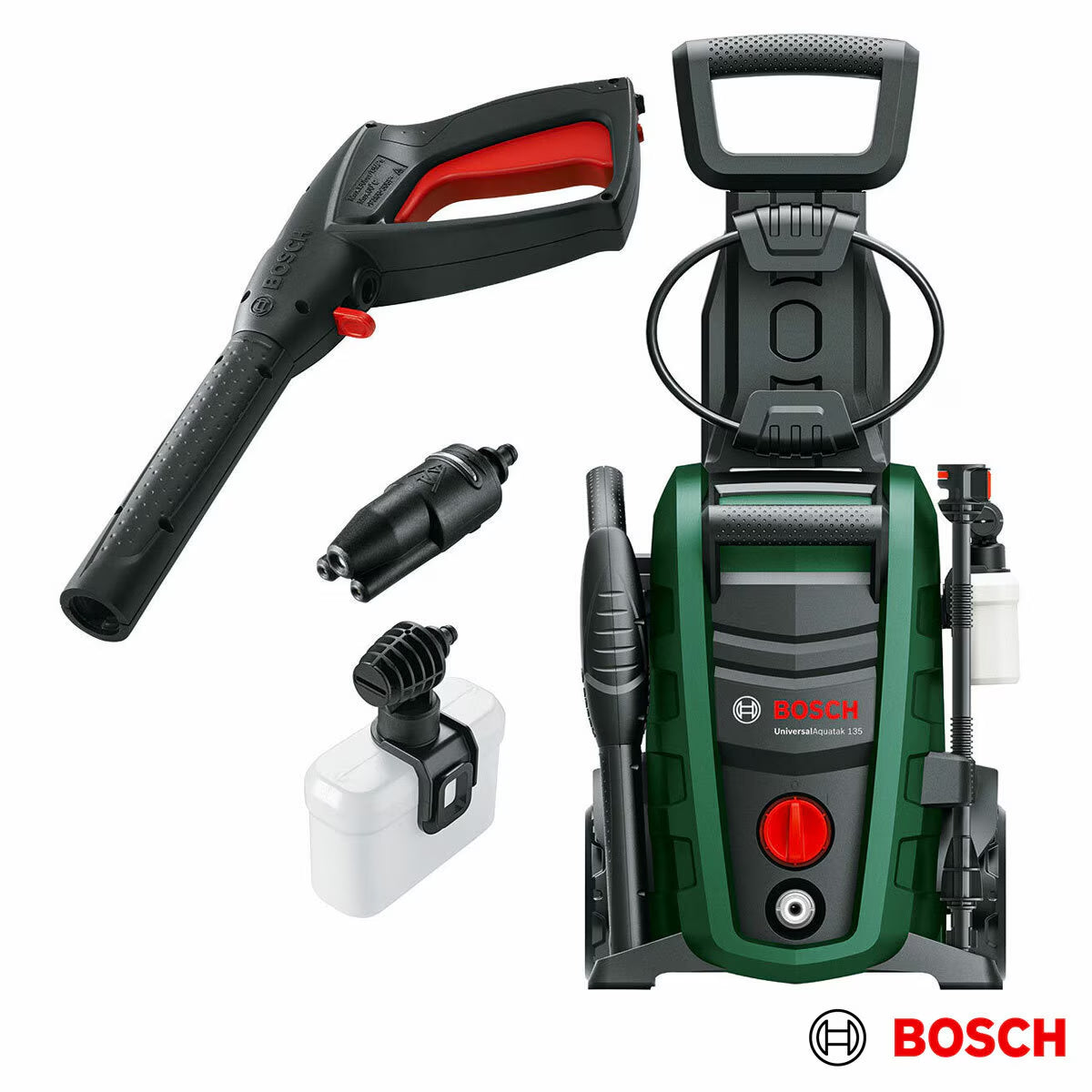 Bosch 1900W Pressure Washer 135 Bar UniversalAquatak – Powerful Patio & Car Cleaner
