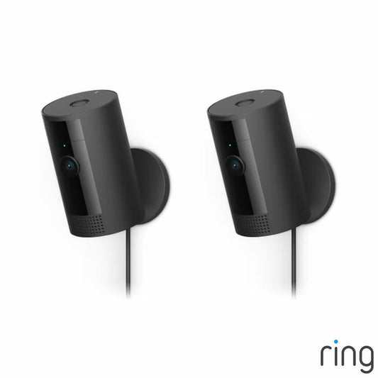 Ring Indoor Camera 2nd Gen | 2-Pack | 1080p HD | Colour Night Vision | Two-Way Talk | Black