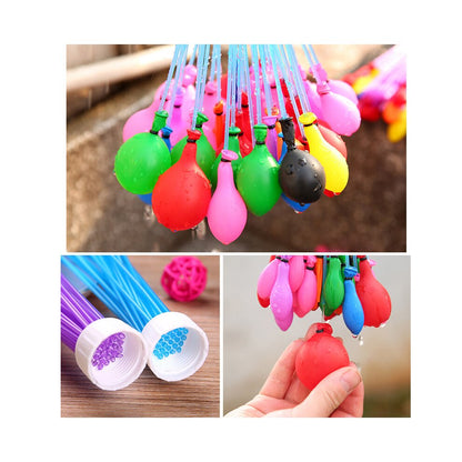 Rapid-Fill Self-Sealing Water Balloons | 100+ Per Pack | 3 Sticks of 35 | Self-Tying