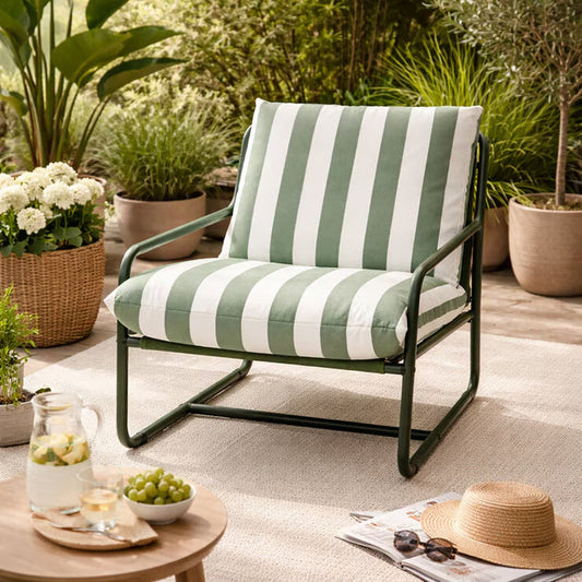 Kettler Cloud Relaxer Chair | RainSafe Cushion | Steel Frame | H80cm | Outdoor Garden Chair