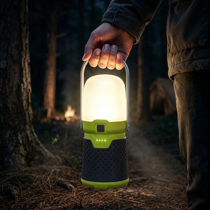 Artika Campa 4-in-1 Portable Outdoor Kit | Fan, Lantern, Torch & Bug Zapper | 10Hr Battery | USB-C