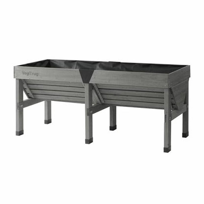 VegTrug Classic Raised Garden Planter | 1.8m | V-Shape Deep Centre | Fabric Liner Included