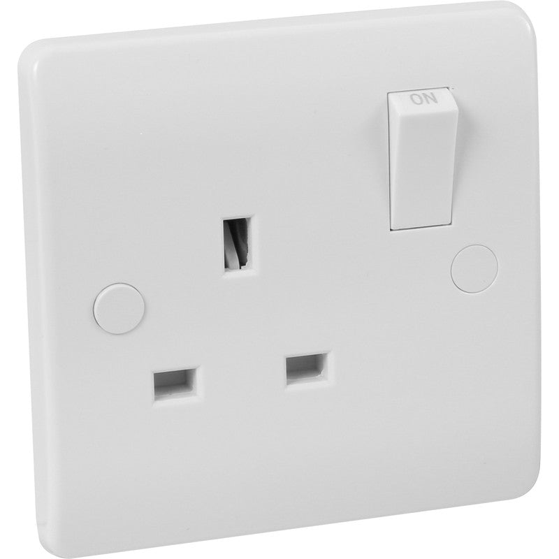 Click Mode Double Pole Switched Socket | Polar White | 1 & 2 Gang | 13A 230V | BS 1363 | 20-Year Warranty