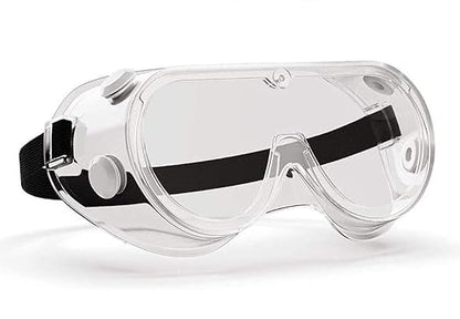 Manissa Sealed Safety Goggles | Anti-Fog | Pack of 10 | CE EN 166 Certified