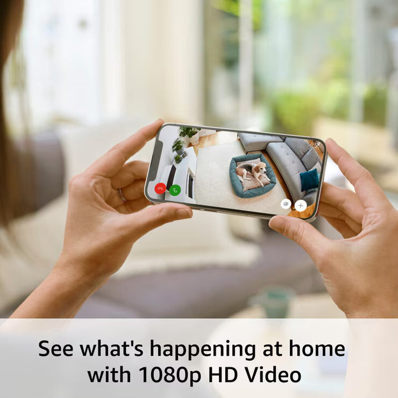 Ring Indoor Camera 2nd Gen | 2-Pack | 1080p HD | Colour Night Vision | Two-Way Talk | Black