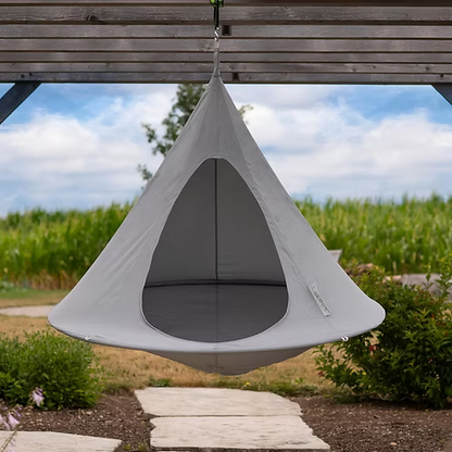 Vivere Double Cacoon Hanging Chair – 2-Person Hammock Pod Indoor & Outdoor
