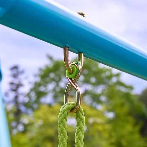 TP Triple Metal Swing Set with Glider Swing Seat