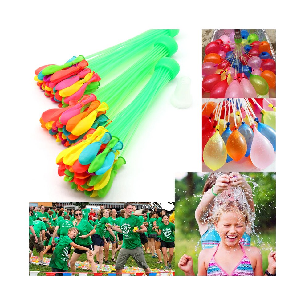 Rapid-Fill Self-Sealing Water Balloons | 100+ Per Pack | 3 Sticks of 35 | Self-Tying