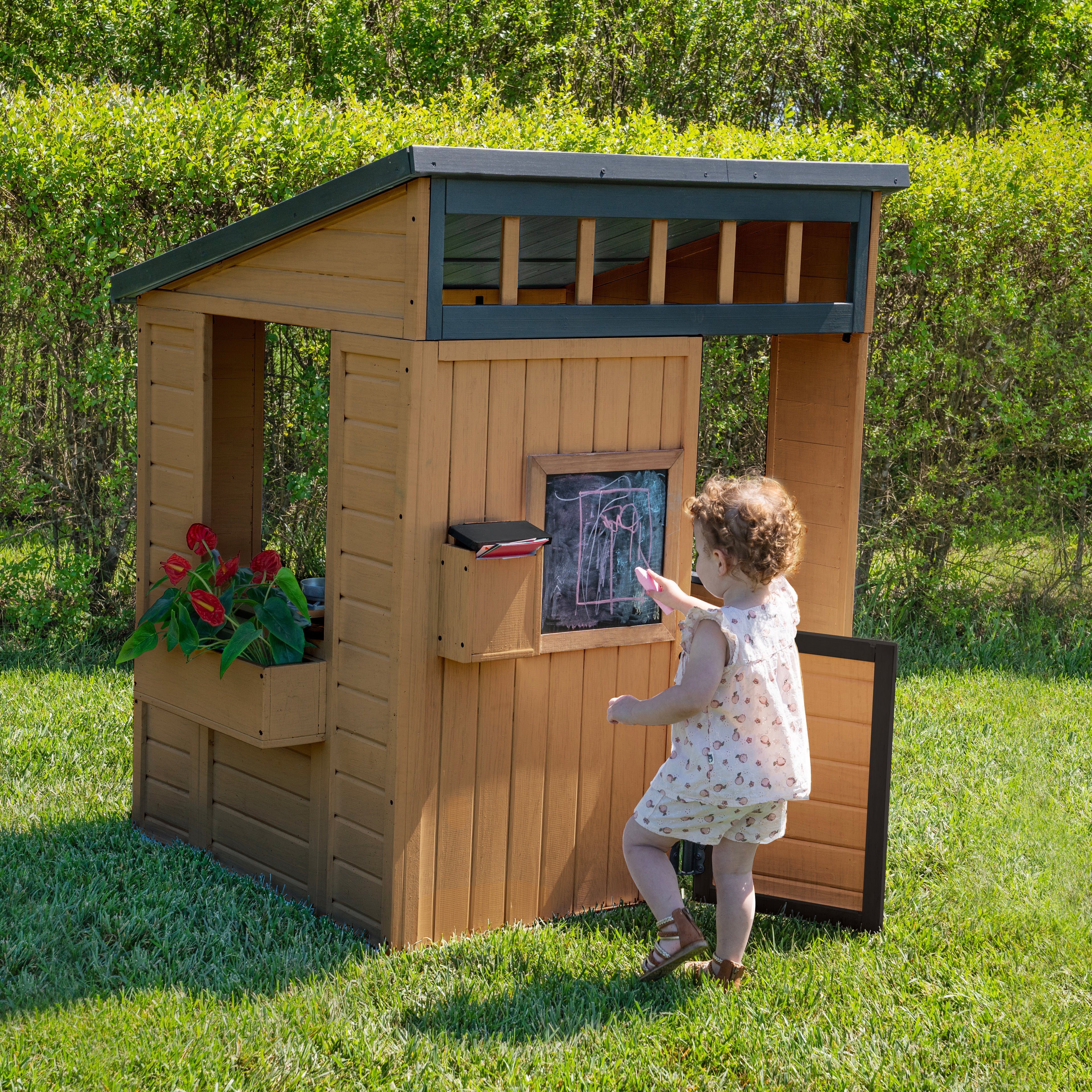 Caraway Cottage Playhouse - Light Brown