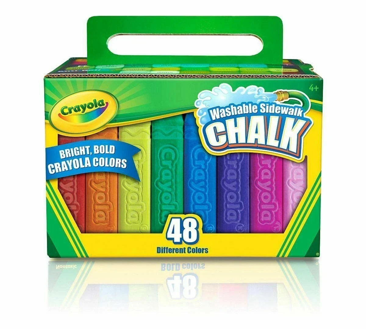 Crayola Chalk Washable Anti-Roll 48-Piece