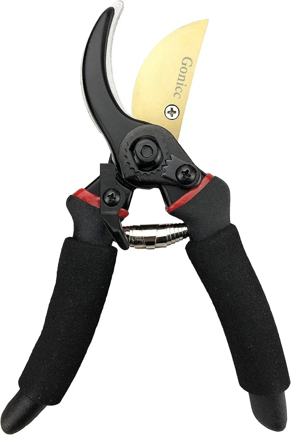 Gonicc 8" Professional Bypass Secateurs | Titanium Blade | Ergonomic Non-Slip Handles | Pruning Shears