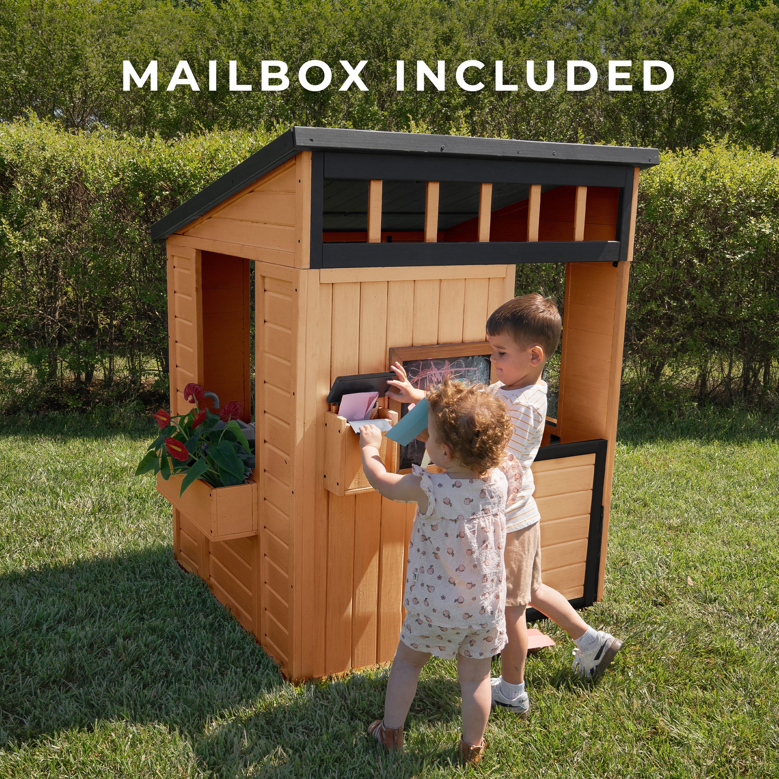 Caraway Cottage Playhouse - Light Brown